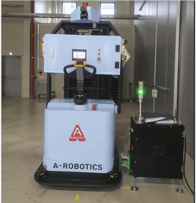 포크형AMR (무인지게차) 자동충전