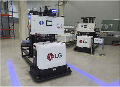 무인지게차 2대